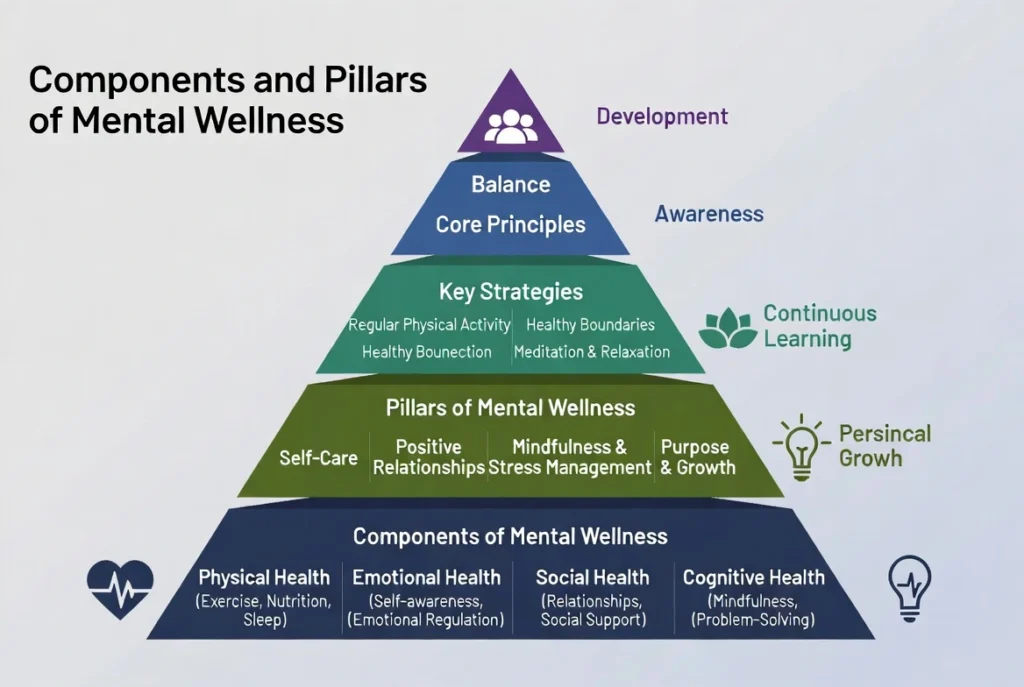 Components and Pillars of Mental Wellness