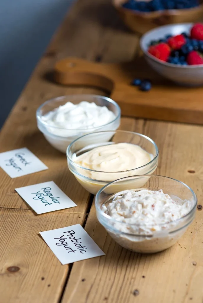 Greek Yogurt vs Regular Yogurt vs Probiotic Yogurt
