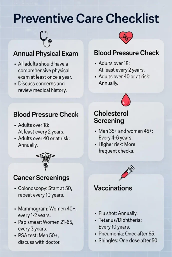 Are You Up to Date With Preventive Care?