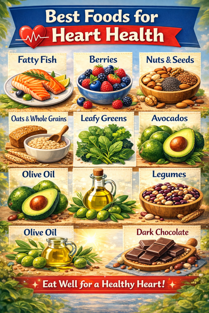 10 Best Foods for Heart Health (Scientifically Proven)