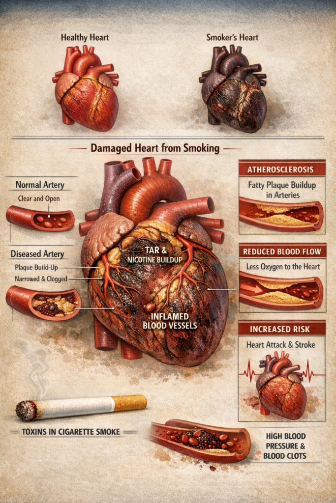 How Smoking Affects Heart Health