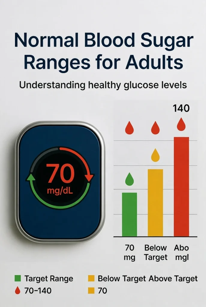 Normal Blood Sugar Ranges for Adults