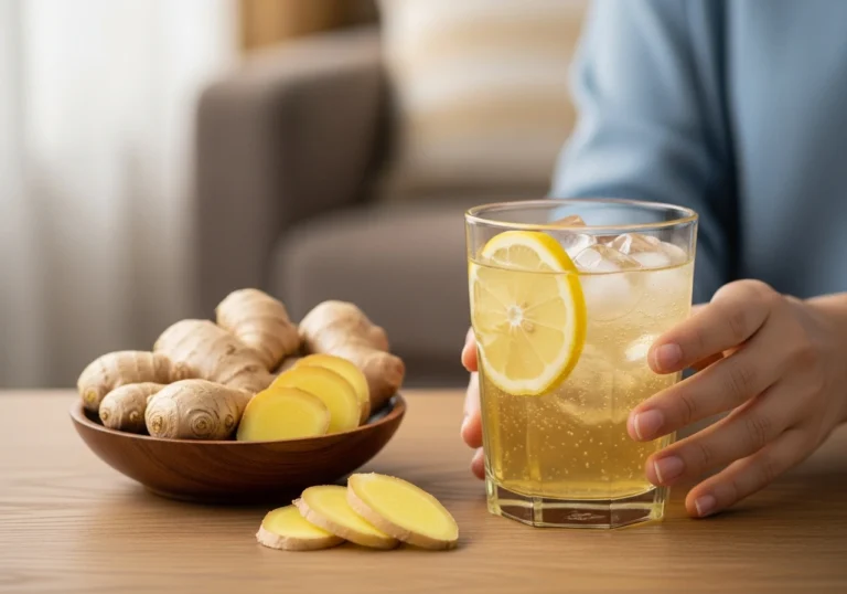 does ginger ale help with nausea