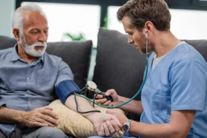blood pressure during heart attack