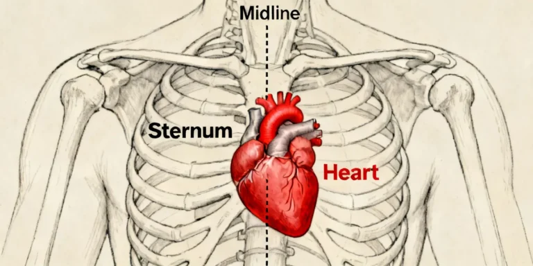 where is the heart located