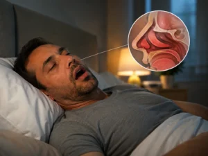 can a deviated septum cause sleep apnea